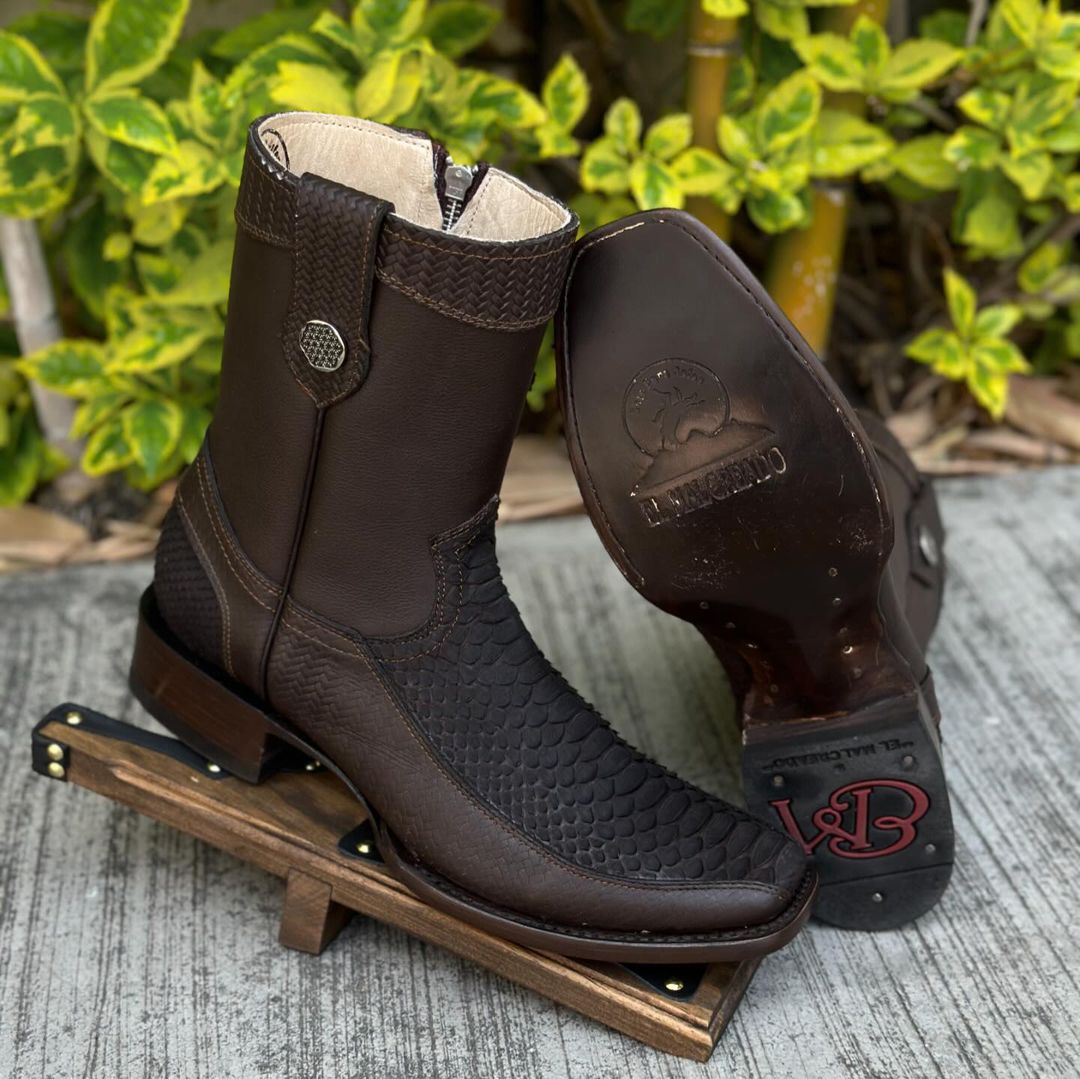 Men's Vintage Python Leather Cowboy Boots